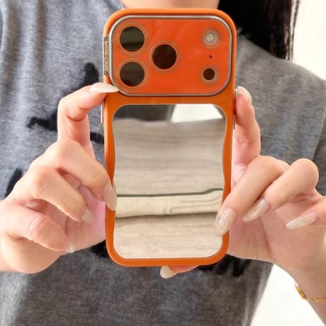 CUTECASEミラー iPhone17Promax/17プロケース カメラカバー付き iPhone16Pro/15/14ケース 淡色系 頑丈 人気品CM6071