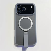 CUTECASE iPhone17Pro/17ProMaxケース Magsafe充電リングスタンド付 iPhone16Pro/15Plus/14カバー 指紋防止 高品質 落下防止ベルト CM5539