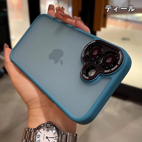 CUTECASE 指紋防止 iPhone16pro/16promaxケース 耐衝撃 iphone15pro/14/13promax/12カバー カメラ保護 丈夫CM4672