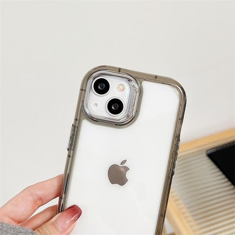 CUTECASE 丈夫 iPhone15/15promaxケース シンプル風 アイフォン14promax/13pro/12ケース 透明感 持ち運びやすい CM4531