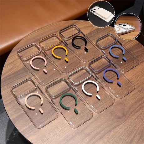 CUTECASE 高透明 MagSafe iPhone17Pro/17ProMaxケース 黄ばまない クリアiPhone17/17Airケース シンプル 軽量薄型 男女CM5630