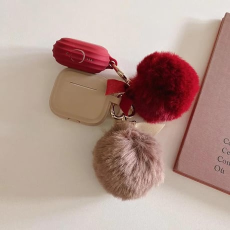 CUTECASE毛玉 Airpods 4ケース シリコン Airpods3/Pro2ケース airpodsproカバー トレンド人気 丈夫CM4928