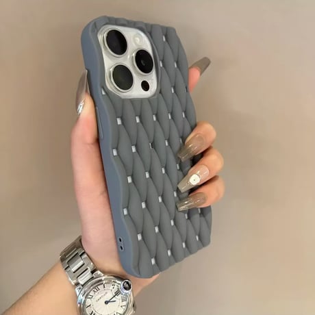 CUTECASE大穴ソリッドカラー冷却レースシェルソフトシェルiphone15proケースDY617