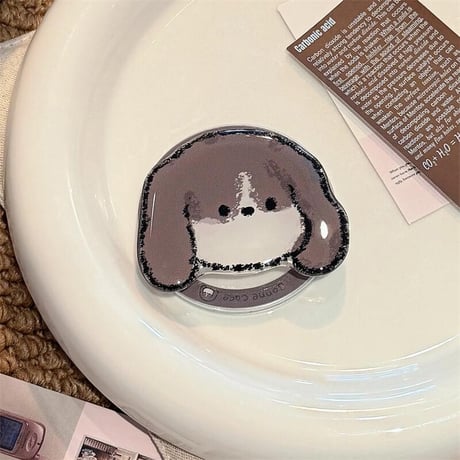 CUTECASE可愛い動物スマホグリップ マグネット式タイプ 猫/熊/犬/象 便利 おしゃれ 可愛い ギフトに最適CM5417