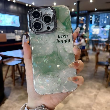 CUTECASE暈し染めカラー iPhone16promax/17カバー キラキラカメラカバースタンド iPhone15pro/14/13ケース シック オシャレ 多機能CM5601
