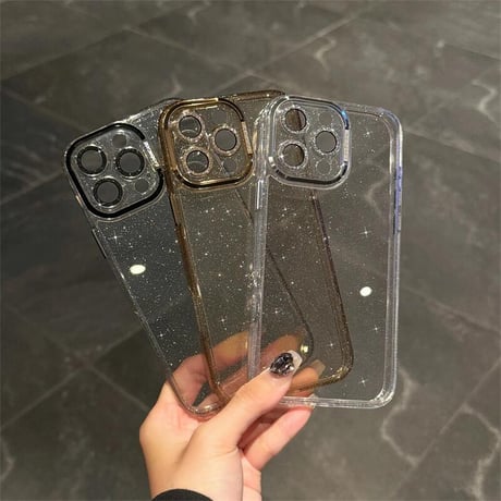 CUTECASEキラキララメ iPhone16Pro/16/16plusケース レンズカバー付き iPhone16Promaxカバー 大人ファッション 高級感高品質 黄ばまない CM4733