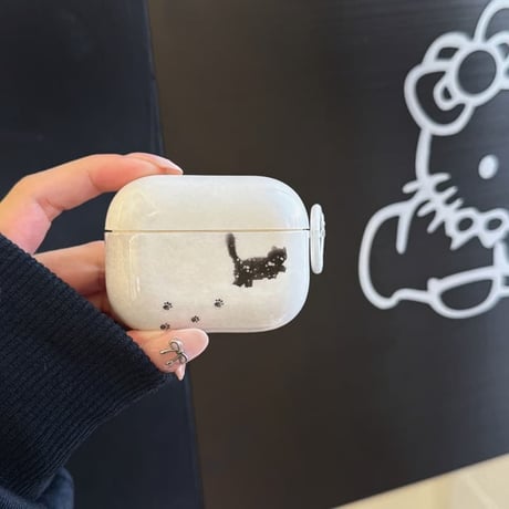 CUTECASE 雪で遊ぶ猫と犬 AirpodsPro3ケース お揃い Airpods4/pro2カバー リング付 可愛い ギフトにおすすめCM5858