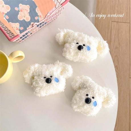 CUTECASE犬ちゃん Airpods 4ケース ニット 第4/3/2世代 AirpodsPro2/Pro1カバー 柔らかい 面白いCM4679