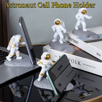 CUTECASE新しい高品質のオリジナリティ宇宙飛行士の電話ホルダー宇宙飛行士のPCホルダーデスクトップの装飾アートウェア電話アクセサリー宇宙愛好家のための驚くべき素敵な贈り物C6022