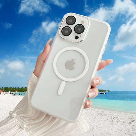 CUTECASE MagSafe iPhone16pro/16promaxケース 滑り止め加工 黄ばまないアイフォン15/14/16proカバー カメラ保護 チタンカラー（9色をご用意）CM3611