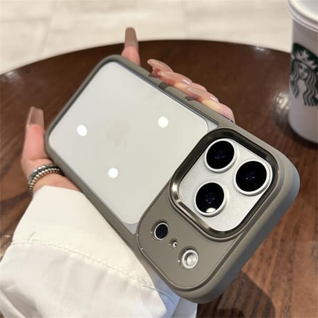 CUTECASE 高品質 シンプル iPhone17ProMax/17Proケース 耐衝撃 金属カメラ枠 iPhone17/Airカバー 装着しやすい 黄ばまない CM5727