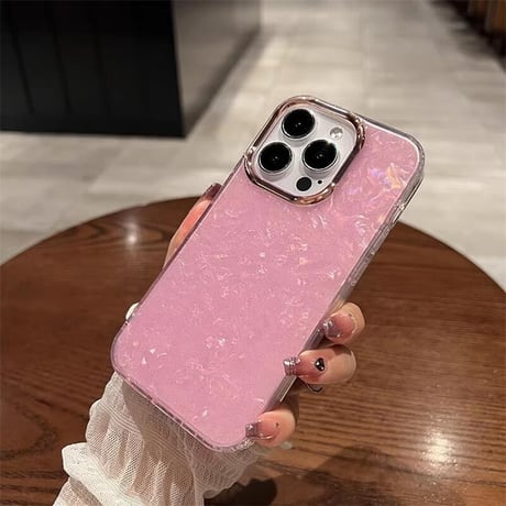 CUTECASEiPhone16Pro/16ケース シェル キラキラ iPhone15Pro/14Pro/13ケース 大人可愛い 上品 大人気 CM4680