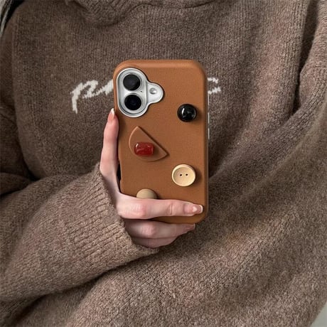 CUTECASE高級感たっぷり iPhone16/16Proケース レザーストラップ付 iPhone15Pro/14/13カバー お洒落 高品質 CM4941