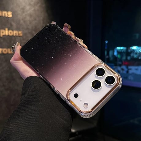 CUTECASE キラキラ iPhone17/17Airケース 星の空 きれい iPhone17ProMax/17Proカバー 大人可愛い 輝く美しい CM5688