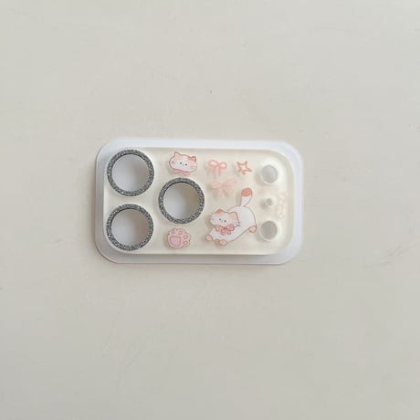 CUTECASE 可愛い動物柄 カメラ保護カバー iPhone17Pro iPhone17ProMax ガラスレンズフィルム 頑丈 人気 傷から保護 ギフトにおすすめ CM5931