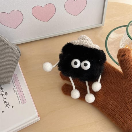 CUTECASEモンスター Airpods4ケース ふもふも 可愛い Airpodspro2カバー Airpods3/2 柔らかい ギフトに最適CM4909