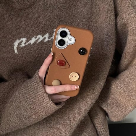 CUTECASE高級感たっぷり iPhone16/16Proケース レザーストラップ付 iPhone15Pro/14/13カバー お洒落 高品質 CM4941