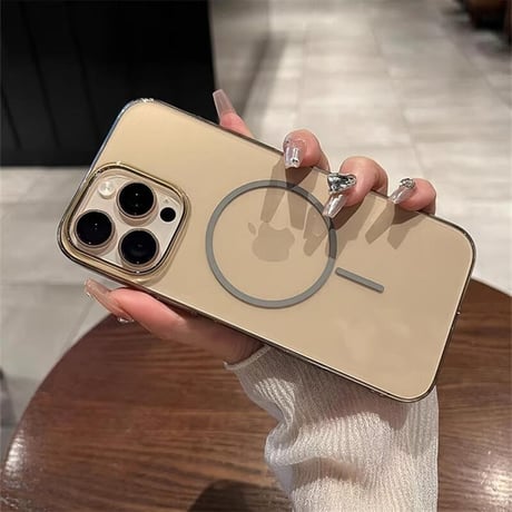 CUTECASE透明軽量 iPhone16promax/16proケース MagSafe対応 黄ばまない クリア iPhone15Pro/14/13/12カバー 高透明感頑丈 CM5317