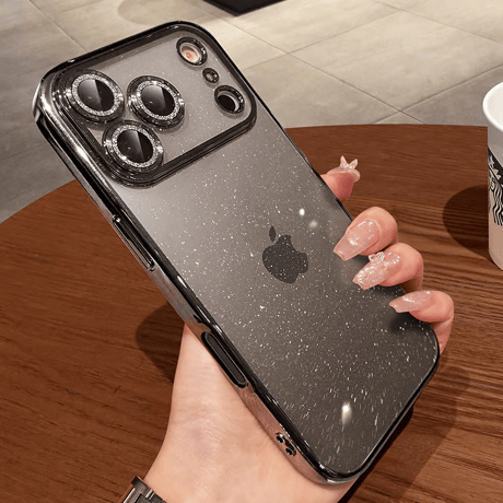 CUTECASEキラキララメレンズフィルム iPhone17pro/17ケース 星空のように輝く アイフォン17promax/Air/16proカバー 黄ばまない オシャレ 人気品 CM5724