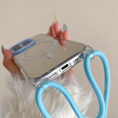CUTECASEショルダーストラップ付 iPhone16Pro/16ケース 鏡付 MagSafe対応 iPhone15Pro/14Pro/13ケース 多機能 丈夫 大人気 CM5092