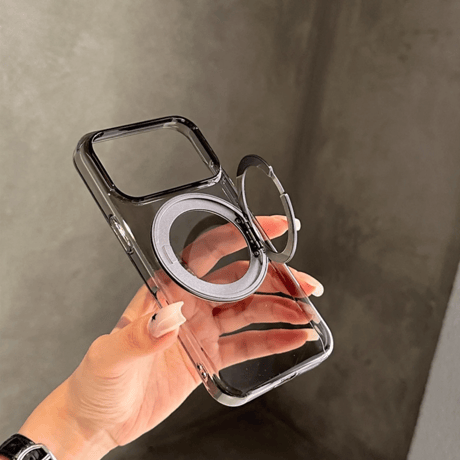 CUTECASE MagSafeリングスタンド iPhone17ProMax/17proケース 高透明 iPhone17/17Airカバー 耐衝撃 薄型 黄ばまない CM5606