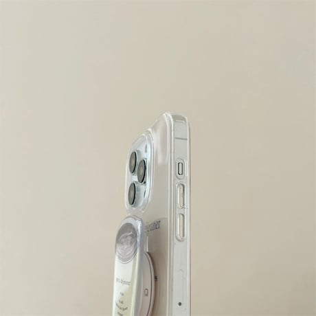 CUTECASE カップグリップ iPhone15/15proケース 英語 iPhone14/13pro/12ケース シック ファッションCM4472