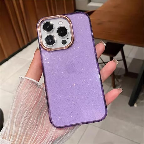 CUTECASEiPhone16Pro/16ケース キラキラ 大人可愛い クリアiPhone15Pro/14ProMax/13ケース 黄ばまない トレンド大人気 CM4675