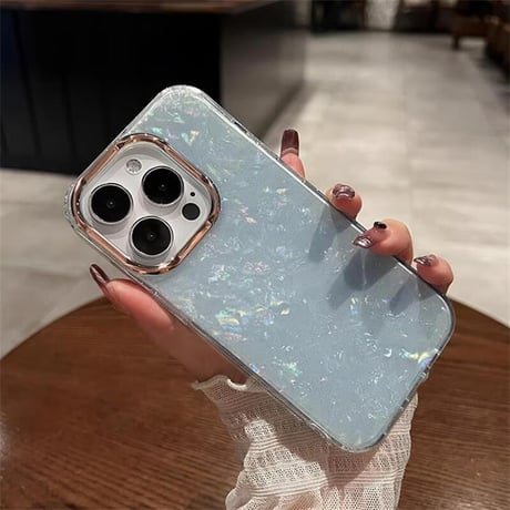 CUTECASEiPhone16Pro/16ケース シェル キラキラ iPhone15Pro/14Pro/13ケース 大人可愛い 上品 大人気 CM4680