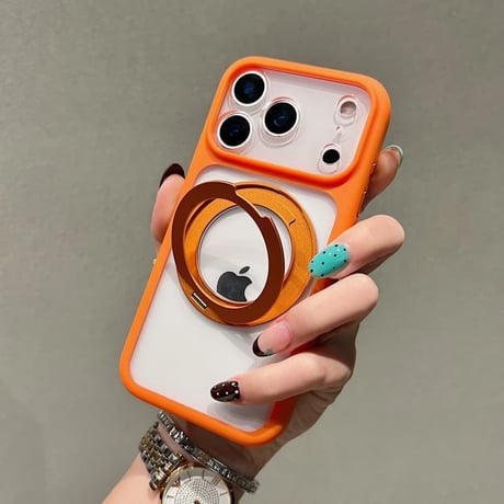 CUTECASE 高品質MagSafeリング iPhone17Promaxケースカメラカバー付 スタンド機能 16ProMaxケース カメラコントロールボタン保護カバーCM5967