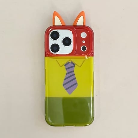 CUTECASE iPhone17Pro/17ケース 耳付き 可愛い iPhone17ProMax/16Pro/15ケース ペアお揃い ギフトにおすすめ CM5888