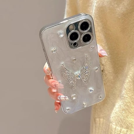 CUTECASEダイヤ iPhone16/16Proケース おしゃれ 豪華 iPhone15/14/13/12Proカバー 女子力高い耐久性ある CM4975