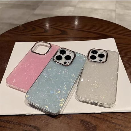 CUTECASEiPhone16Pro/16ケース シェル キラキラ iPhone15Pro/14Pro/13ケース 大人可愛い 上品 大人気 CM4680
