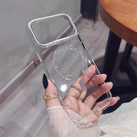 CUTECASEダイヤデコ iPhone17Pro/17ProMaxケース MagSafe対応 高透明高品質 iPhone17/Airケース おしゃれ 耐久性ある CM5731