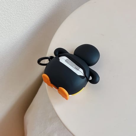 CUTECASE ペンギン AirPodsPro3ケース ギフトにおすすめ Airpods4/3ケース AirpodsPro2/Pro1カバー リング付 可愛い 頑丈CM5954