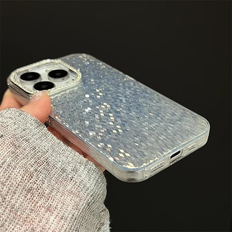 CUTECASEキラキラ iPhone15pro/15promaxケース ジュエリーカメラ アイフォン14pro/13/12カバー 綺麗 シックCM4390