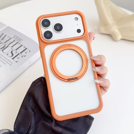 CUTECASEショルダーストラップ付 iPhone17ProMax/17ケース MagSafe対応 360度回転スタンドiPhone17Proカバー 耐衝撃 高品質 CM5709