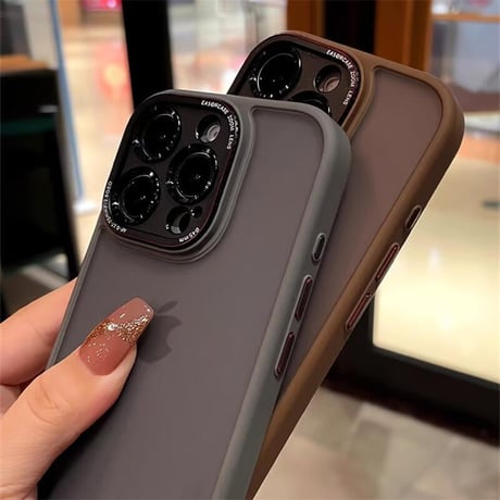 CUTECASE 指紋防止 iPhone16pro/16promaxケース 耐衝撃 iphone15pro/14/13promax/12カバー カメラ保護 丈夫CM4672