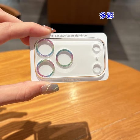 CUTECASE キラキラレンズカバー iPhone17/17Pro/17Air/17promax 高透明 画質に影響しなく ラメ おしゃれ 可愛い丈夫CM5678