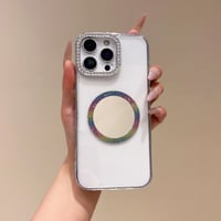 CUTECASE MagSafe対応ミラーiPhone17Pro/17ケース ジュエリーデコ iPhone16Pro/Air/15ProMaxケース かわいい オシャレCM6518