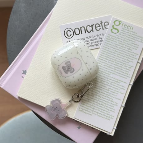 CUTECASE 象 Airpods Pro3ケース かわいい Airpods4/3カバー pro2/pro1 リング/キーホルダー ギフトにおすすめCM6327