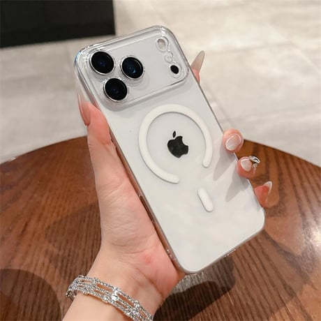 CUTECASE MagSafe対応 レンズフィルム付 iPhone17Pro/17Airケース 高透明 薄型軽量 iPhone17/17Promaxケース 黄ばまない 耐久性あり CM5634