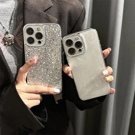 CUTECASEカメラカバー付 アイフォン16/16プロケース キラキラグリッター iPhone15Pro/14/13Proカバー 頑丈 高級感 CM4687