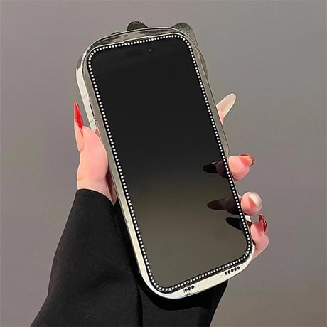 CUTECASEダイヤ/ジュエリー アイフォン16Pro/16ケース キラキラ iPhone15Pro/14/13proカバー ストラップ付 エレガント プレゼントにおすすめCM5209