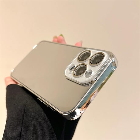 CUTECASEメイク鏡付 iPhone16Pro/16Plusケース レンズ保護 iPhone15Promax/14/13カバー 丈夫 高級感たっぷりCM4855