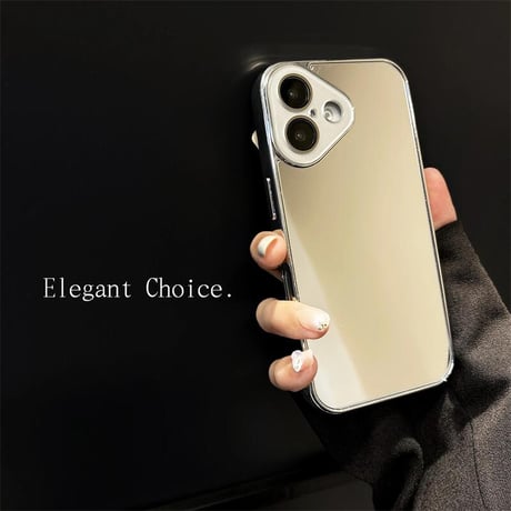 CUTECASEメイク鏡付 iPhone16Pro/16Plusケース レンズ保護 iPhone15Promax/14/13カバー 丈夫 高級感たっぷりCM4855