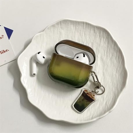 CUTECASE グラデーション Airpods4ケース コーヒーカップ AirpodsPro2ケース airpods3/2カバー シック 暈し染め 人気カラーCM5348