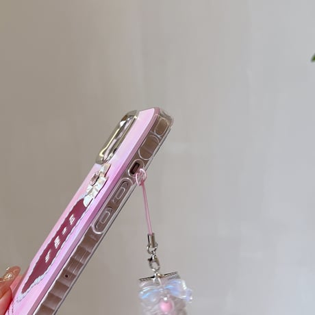 CUTECASE不規則な鏡人気の要素 うねうね 鏡付 iPhone15/15Proケース キラキラグリッター iPhone14/13Pro/12ケース きれい 便利 丈夫 C6020