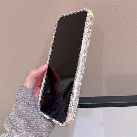 CUTECASEおしゃれ iPhone16/16Proケース ニット 秋冬トレンド iPhone15Pro/14plus/13カバー シック エレガント CM4619