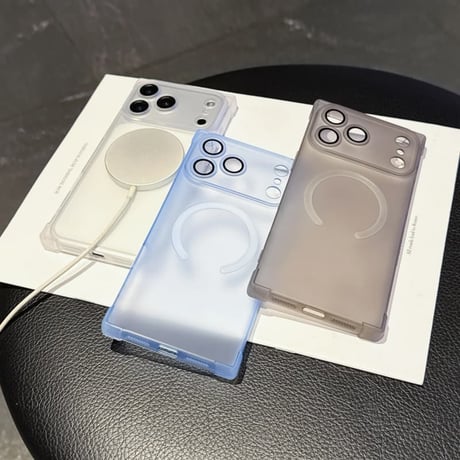 CUTECASE スクエア iPhone17ProMax/17Proケース 指紋防止 マット仕上げ MagSafe対応 iPhone17/Air/16/15カバー カメラ保護 耐衝撃CM5821
