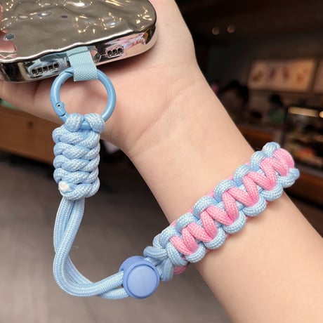 CUTECASE 短い携帯電話ストラップ、手首調節可能な織バッグ、ファッショナブルなアウトドアスポーツ携帯電話アクセサリーC6023
